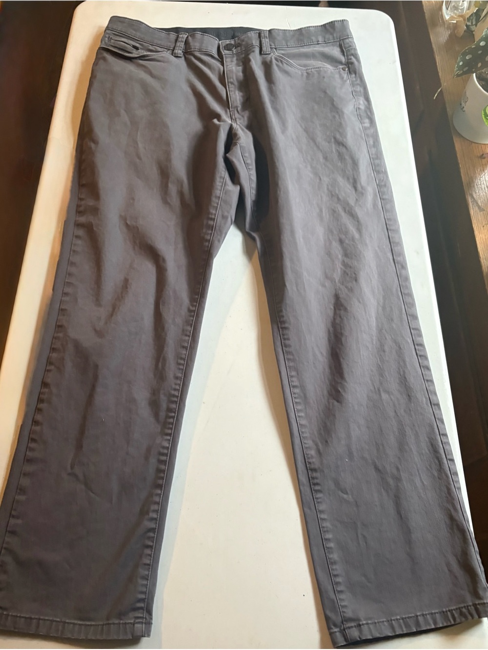 English Laundry Men's Straight Leg Jeans in Slate Gray